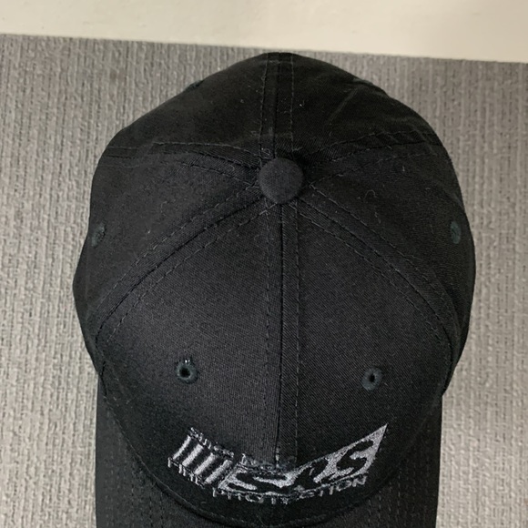 S&S Fire Protection New Era 39Thirty Fitted Hat Mens Size S/M Black Stretch Cap - Picture 6 of 15